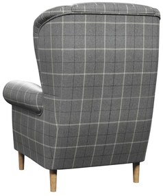 Сиво кресло крило Swan – Ropez