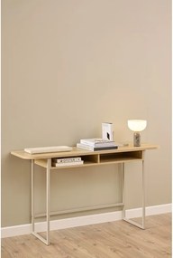 Конзолна маса от декор от дъб в естествен цвят 40x140 cm Darlington – Actona