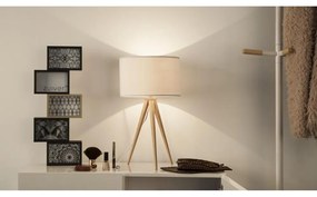 Бяла настолна лампа Дърво, ø 28 cm Tripod - Zuiver