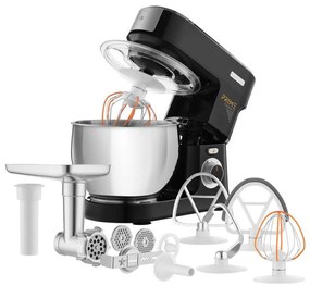 Sencor - Кухненски робот с купа от неръждаема стомана 1000W/230V, черен