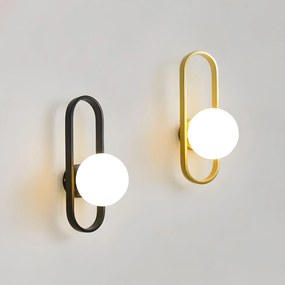 Аплик APP1756-1W BRUSH GOLD WHITE