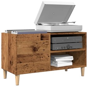 857163 vidaXL Шкаф за грамофонни плочи, 84,5x38x48 см, инженерно дърво