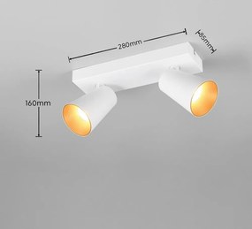 Бял прожектор ø 8 cm Sharp – Trio