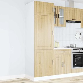 854110 vidaXL Кухненски шкаф Porto, дъб сонома, инженерно дърво