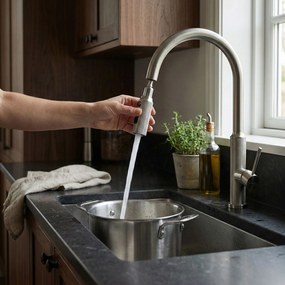 Смесител за кухня Rea Master Brush NickelL