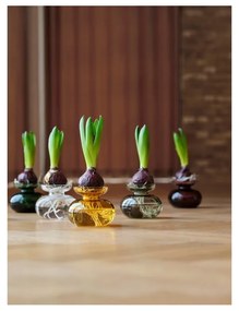 Стъклена ръчно изработена ваза (височина 9 cm) Inu – Zone