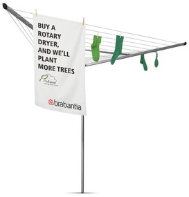 Градинска сушилня за дрехи в сребрист цвят 30 m Essential – Brabantia