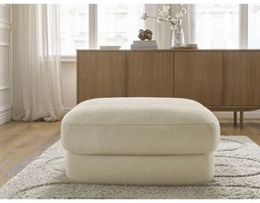 Бежова табуретка от прежда с примки от букле Leonore – Bobochic Paris