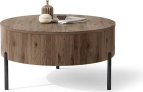 ФРИДА Елегантен Орех – МОДЕРНА ХОЛНА МАСА С ПОВДИГАЩ ПЛОТ И СКРИТО ПРОСТРАНСТВО ЗА СЪХРАНЕНИЕ