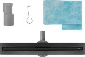 Линеен сифон Rea Neox Slim pro black 60
