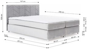 Тапицирано легло Jodla-Roz-120 x 200