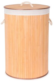 Кръгла бамбукова кошница за пране - Compactor