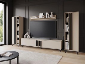 Секция за хол Helsinki I-Бежово-Черен