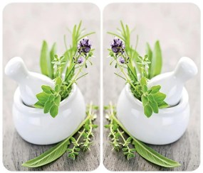 WENKO 2521420100 - Капак за готварска плоча 52x30 см многоцветна/сива/прозрачна