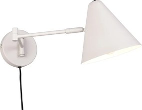 Стенна лампа с огъваща се структура за контакт в цвят слонова кост ø 15 cm Cosima – Trio