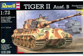 Revell - Сглобяем модел Военен танк Тигър II R03129