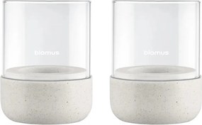 Стъклени свещници в комплект от за чаена свещ 2 бр. Calma – Blomus