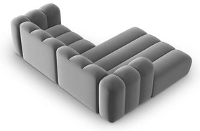 Светлосив ъглов диван (ляв ъгъл) Lupine – Micadoni Home