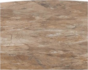 Кафява кръгла масичка за кафе с керамичен плот ø 60 cm Malta – Actona