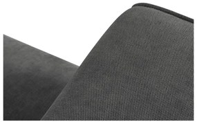 Тъмносив ъглов U-образен диван Esther – Milo Casa