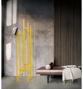 Горчичножълт шкаф за дрехи Eigen - Woodman