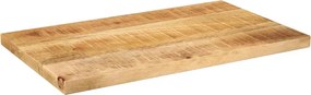 371381 vidaXL Плот за маса 60x40x3,8 см правоъгълен масивно дърво грубо манго