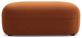 Оранжева кадифена табуретка Moana – Makamii