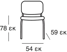 Рецепция стол Milos PVC-Blue  (8 τεμάχια)