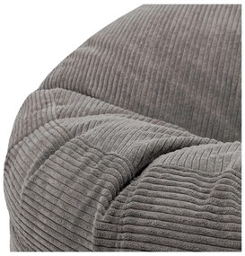 Пуф от рипсено кадифе в цвят горчица Roll 135 – SLOWDOWN