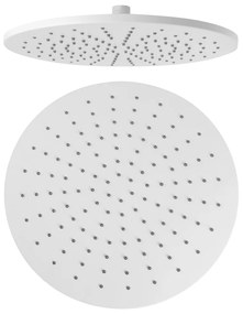Бяла месингова душ глава ø 30 cm – Sapho