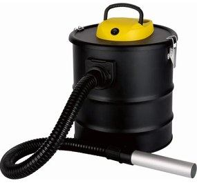Прахосмукачка за пепел Rosberg R51001I, 1000W, 18 литра, HEPA филтър, Черен