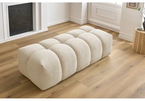 Бежова табуретка за крака Mont-Blanc - Bobochic Paris