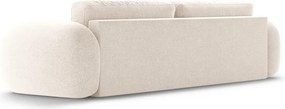 Кремав шенилов сгъваем/с място за съхранение диван 262 cm Tonale – Cosmopolitan Design