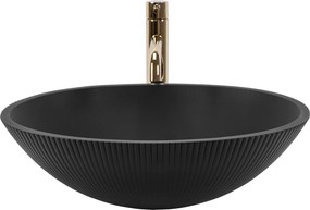 Умивалник за плот REA DELLA Black Matt