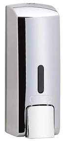 Дозатор за сапун 6,5x18,5 см сребрист