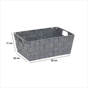 Кош за съхранение 5five Lise, 28x20x11 cm - Зелен