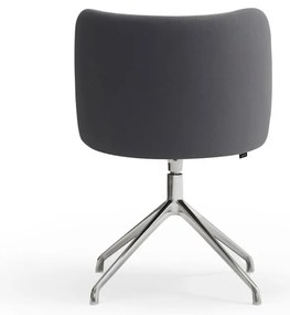 Тъмносив тапициран трапезен стол Mogi – Teulat