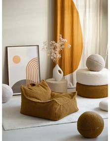 Кафяв детски пуф от букле Chair – Wigiwama
