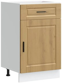 853966 vidaXL Кухненски шкаф Porto, дъб артизан, инженерно дърво