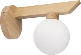 Стенно осветително тяло ANTONIO 1xG9/5W/230V дъб/бяло