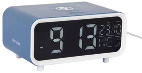 Дигитална аларма с безжично зарядно Chunky LED – Karlsson