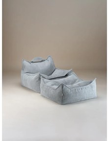 Детски пуф от рипсено кадифе в цвят мента Chair – Wigiwama