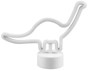 Бяла LED настолна лампа (височина 20 см) Bronto - Trio