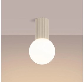 Sollux SL.1718 - Плафон за баня HALO 1xG9/8W/230V IP44 кремав