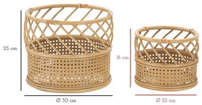 Метални покрития за кашпи в комплект 2 бр. ø 30 cm Panama – Mauro Ferretti