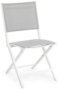 Бял градински стол метален Elin – Bizzotto