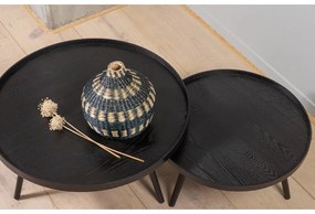 Черна масичка за кафе, Ø 60 cm WOOOD Mesa