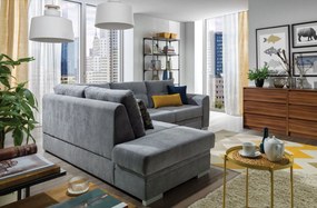 Ъглов диван Parma-Left-Gkri Skouro