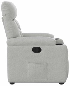 Sonata H Recliner Chair Cloud Grey Fabric