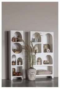 Бял шкаф за книги 95x180 cm Caz - WOOOD